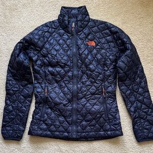 The North Face Women's Navy Quilted Puffer Jacket